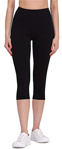 Bellivalini Damen Leggings Bequeme und atmungsaktiv Leggings 3/4 aus Viskose BLV50-148