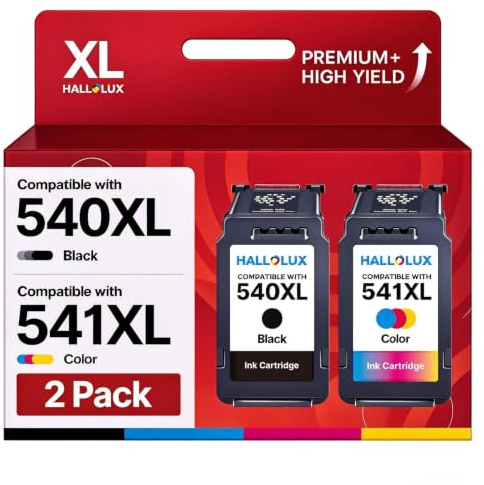 540XL 541XL Multipack Kompatibel für Canon Druckerpatronen 540 541 XL | PG-540 XL CL-541 XL für Canon TS5150 Druckerpatronen Pixma TS5151 MG3650S MG3650 MG3150 MG3250 MG3550 MG3600 MG4250 MX475