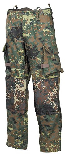 MFH BW Kampfhose, Einsatz/Übung Bundeswehr Einsatzhose Army Outdoor Hose Arbeitshose Flecktarn S-XXL
