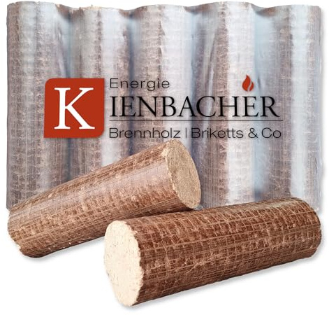 Energie Kienbacher® Nestro Holzbrikett 30 kg im Paket TOP Hartholzbriketts aus Buche/Eiche Kamin Ofen Heizen Holz Gluthalter Brennholz Ofenbriketts Kaminbriketts Premium Öko (3 x 10 kg)