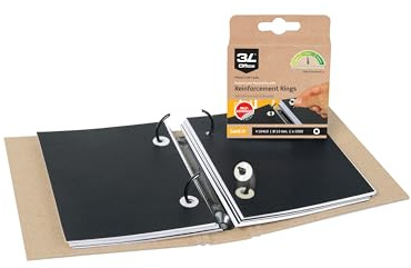 Fisherclark WS5002 selbstklebend Papier Verstärkung Ring (1000 Stück)