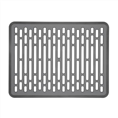 OXO - Good Grips Abtropfmatte, 31 x 40.6 x 1.3 cm, Viereckig, grau, 13190530, Groß