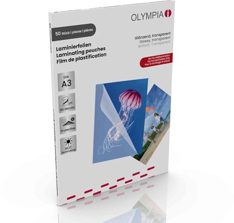 Olympia Folienset 80 Mikron A3 50 Stk 9174