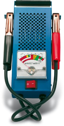 HAZET Batterietester 4650-5, Länge 333 mm | Länge 333 mm, 1227 g, Länge: 333 mm, Schnelle Diagnose des Ladesystems und des Spannungszustandes der Batterie, Maße: 333 mm