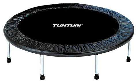 Tunturi Trampolin für Indoor, Fitnesstrampolin in 95 cm oder 125 cm, Trampolin für Sport und Ausdauer