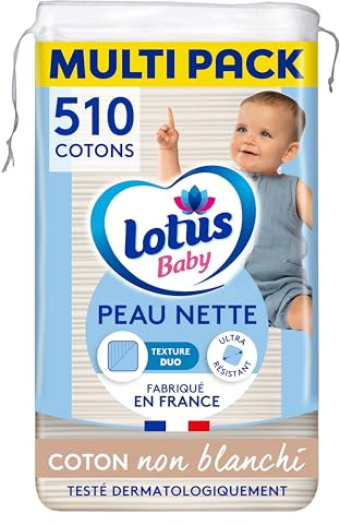 Lotus Baby Saubere Haut – Baby-Pads – 510 Wattepads
