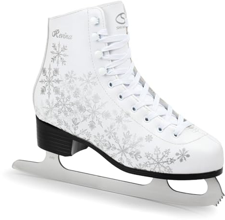 MADIVO SMJ Revina Damen Schlittschuhe Eiskunstlauf Eislaufschuhe Klassische Eislauf Weiß | Größen: 36, 37, 38, 39, 40, 41, 42