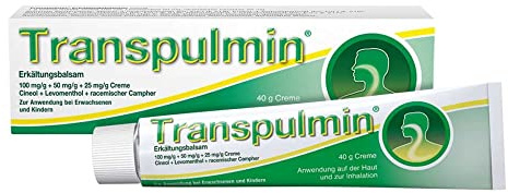 Transpulmin Erkältungsbalsam für Erwachsene: Wohltuender Balsam mit Schleimlöser-Effekt zur Linderung von Erkältung und Husten, 40 g