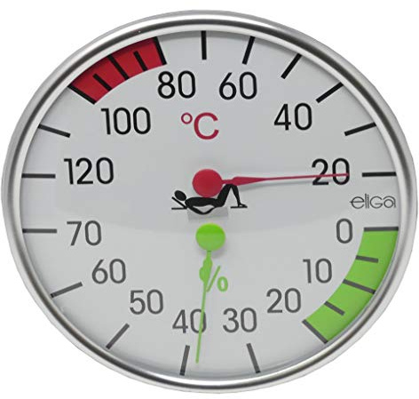 Eliga Klimamesser (Thermo- und Hygrometer) 128 mm, 386 g