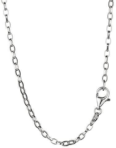 NKlaus Erbskette oval 925 Silber 2,0mm breite elegante Halskette Silberkette