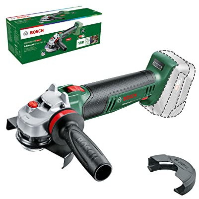 Bosch Akku-Kompakt-Winkelschleifer AdvancedGrind 18V-80 (Ohne Akku; 18 Volt System; zum Schleifen, Trennen und Bürsten in verschiedenen Materialien; im Karton)