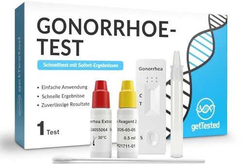 GetTested Gonorrhoe Schnelltest-Kit, diskrete Vaginalabstrichprobe für Frauen zur Heimanwendung, Ergebnisse in 10-15 Minuten