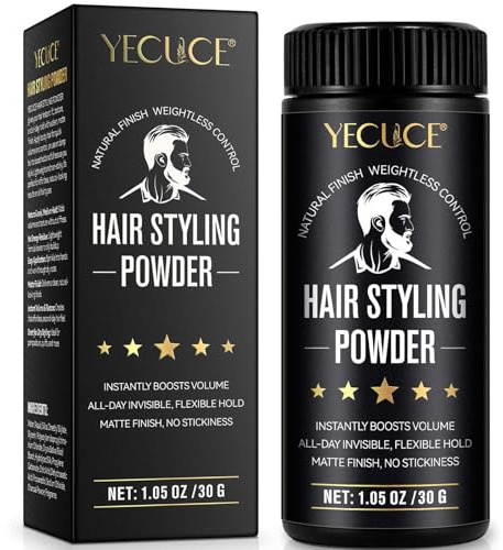 Haarpuder für Männer 30g | Haarstyling Puder | Mattierend & Starker Halt | Natürliches Volumen & Lift | Fettfrei & Leicht | Einfache Anwendung & Langanhaltend