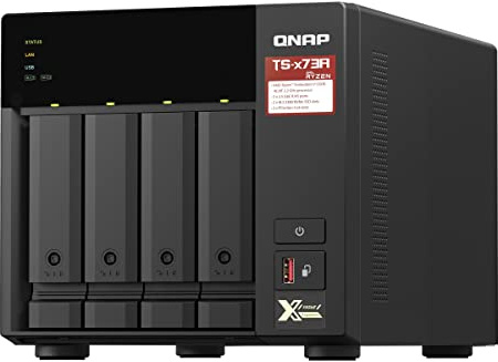 QNAP TS-473A NAS Tower Ethernet LAN Black V1500B TS-473A, TS-473A-8G