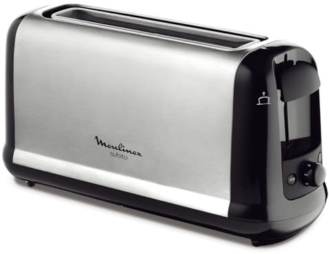 MOULINEX LS260800 Subito Toaster - Edelstahl und Schwarz