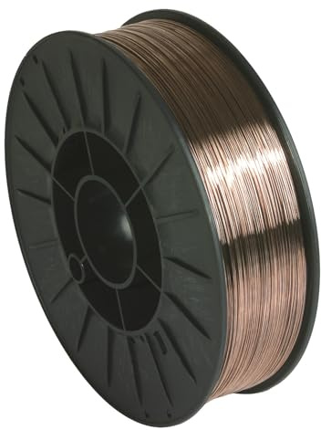 GYS 86111 Massivdrahtrolle Stahl, 200 mm, 5 kg, Durchmesser 0,6 mm, gelb