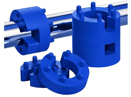 8er Set 16mm Federwegsbegrenzer Blue Line mit 6-Fach Positionierung Federwegbegrenzer