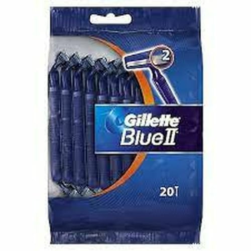 Gillette Blue II Einwegrasierer, 20 Rasierer