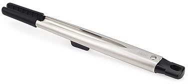 Joseph Joseph Elevate Fusion Präzisions Zange, Kochpinzette, Fisch und Fleischpinzette, BPA-frei, Hitzebeständige, Rostfreier Edelstahl & Silikon