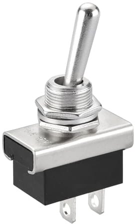 Heschen Metall-Kippschalter, KN3D-101, Kippschalter, 12V 25A, An/Aus, 2 Positionen, 2-polig, für Armaturenbrett