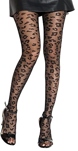 Gigi Strumpfhose in Leopard Muster super Trendy Leopard Panty