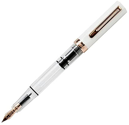 Twsbi Eco White & Rose Gold Füllfederhalter M