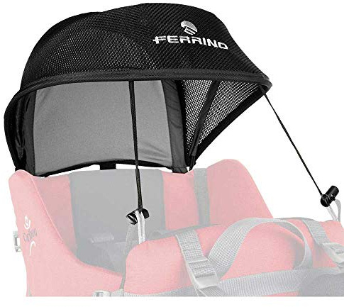 Ferrino Babytrage mit Sonnenschutz, grau