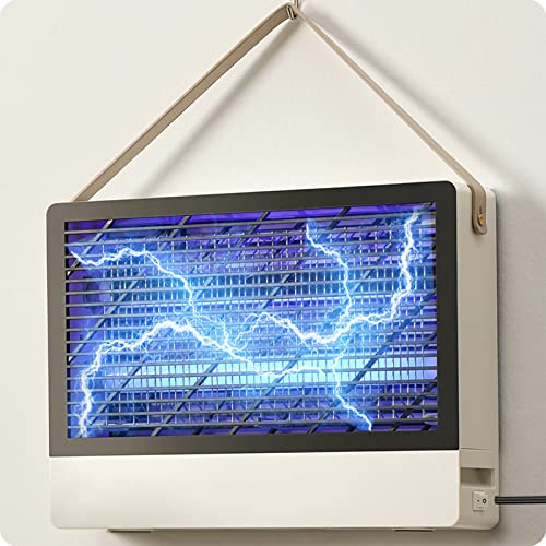 GeckoMan 2PK Leise Fliegenfalle Elektrisch Insektenvernichter Elektrisch | 2-Pack, Hybridspektrum, mit 4 Ersatzbirnen, Innenbereich, Küche, Büro, Mückenfalle Mückenlampe Fliegenfänger Fruchtfliegen