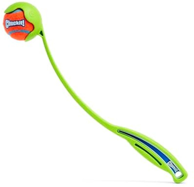 Chuckit, Jette! Fetch Dog Sports Ballwerfer, Hundespielzeug, mit kleinem Tennisball, klein 5.1 cm (2"), 36 cm (14")