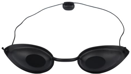 TENGEE Solarium Brille - UV & Infrarot Schutzbrille für Schönheitskliniken und -instrumente - Augenklappe für UV-Infrarot-LED-Lichttherapie