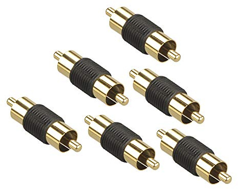 VCE 6-vergoldete Cinch-Stecker