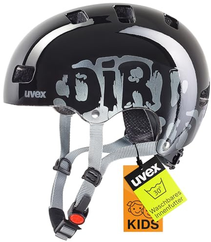 Uvex Kinder Fahrradhelm Kid 3,dirtbike black,55-58 cm