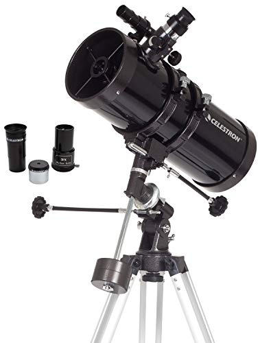 Celestron 21049 PowerSeeker 127EQ Reflector Telescope, Black
