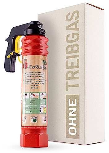F-Exx 8.0 Bio - Der umweltfreundliche Allround-Feuerlöscher inkl. Wandhalterung (Made in Germany)
