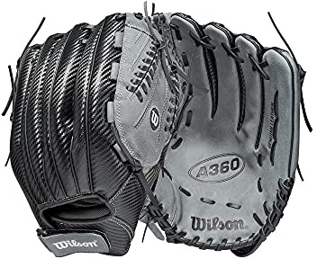 Wilson A360 Baseballhandschuh, Schwarz