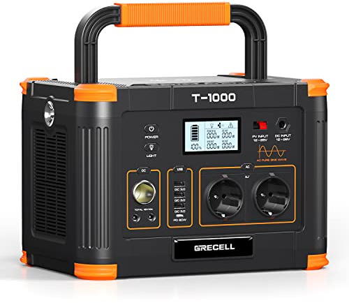 GRECELL Powerstation 1000W mit 10 Anschlüssen