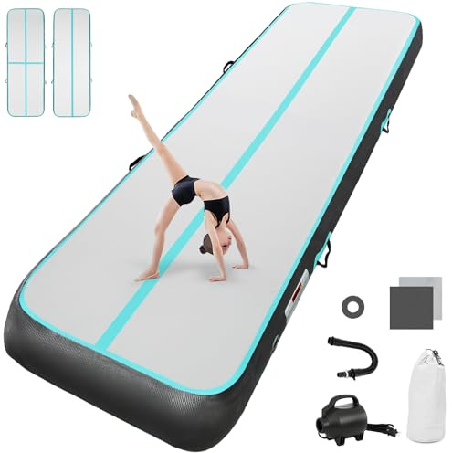 airtrack matte mit elektrischer Luftpumpe 10cm hoch 3 M Tumbling Matten Aufblasbare turnmatte Matte gymnastikmatte Yogamatte Camping Trainingsmatte