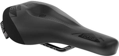 SQlab Kinder Fahrradsattel 6½ Ergowave OX, ergonomischer Sattel für Kinder, Kidner Fahrradsattel in schwarz