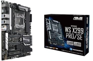 ASUS WS X299 PRO/SE ATX Workstation Mainboard Sockel 2066 Intel X299 Dual LAN