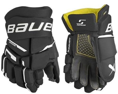 Bauer Supreme M3 Handschuhe Junior, Größe:11 Zoll, Farbe:schwarz/weiß