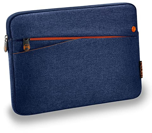 PEDEA Tablet Tasche 9–11 Hülle Case für iPad Pro 11 2025 M4/M2/M1, iPad Air 11 M3/M2 2024, iPad A16, Galaxy Tab S10FE, S9, A9+, Sleeve mit Zubehörfach, blau