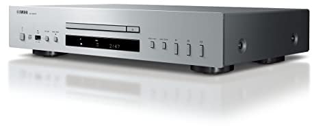 Yamaha CD-S303 – CD-Player mit High-Performance 192 kHz/24-bit DAC, Pure Direct Schaltung, USB-Anschluss, High Res Audio-Unterstützung – In Silber