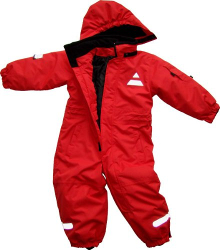 MAYLYNN Mini Softshell Schneeanzug Schneeoverall rot, Größe:98