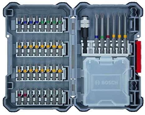 Bosch Professional 40-tlgs. Bohrer Bit Set (Pick and Click, extra harte Schrauber Bits, mit Universalhalter) - Amazon Edition