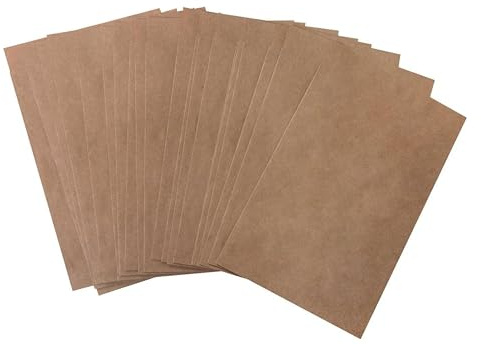 Braune Flachbeutel Papier, 100 Stück: Papiertüten Braun, Tüten Klein, Geschenktüte für Lebensmittel & Give-Away, Papierbeutel zum Befüllen, Kraftpapiertüten, Samentütchen, Umschlag Flach, 13 x 18 cm