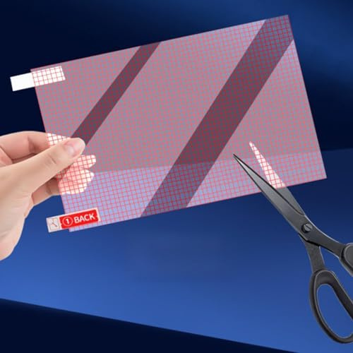 A4 Schutzfolie Displayschutzfolie Universell Zum selber Zuschneiden 2 Stück | HD Universal Displayschutzfolie Anti-Kratzer, Öl Resistent, Deckung Kratzfest für Tablets, Handys, PCs, GPS-Geräte