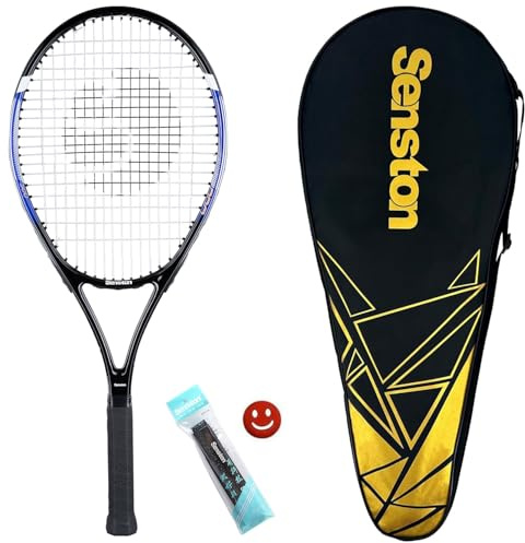 Senston 27 Zoll Tennisset für Einsteiger & Freizeitspieler - Leichtes Tennisschläger mit Großem Sweetspot - Inkl. Tennistasche, Overgrip & Vibrationsdämpfer