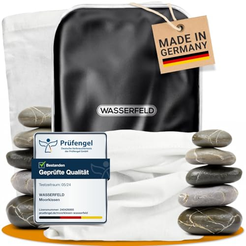 WASSERFELD® Moorkissen für Mikrowelle XXL - Therapeutisches Wärmekissen zur natürlichen Linderung von Schmerzen und Verspannungen in Nacken, Schulter, Rücken oder Bauch