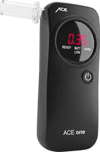 ACE One Alkoholtester Polizeigenau - Promille-Tester Alkomat mit 98,6%