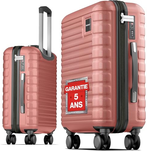 Travely Premium Handgepäck Koffer 55x40x20cm - passend für Ryanair, Lufthansa, Eurowings und co. I 36L Handgepäck Koffer mit sanften Rollen und praktischem TSA Schloss, Reisekoffer